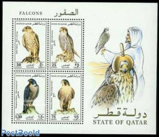 Qatar 1993 Falcons S/s, Mint NH, Nature - Birds - Birds Of Prey - Qatar