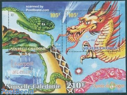 New Caledonia 2000 Year Of The Dragon S/s, Mint NH, Various - New Year - Ongebruikt