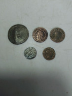 5 ANCIENNE PIECE DE MONNAIE ROYALE ET DIVERS N°1 - Lots & Kiloware - Coins