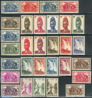 Cameroon 1939 Definitives 30v, Mint NH, History - Nature - Elephants - Water, Dams & Falls - Kamerun (1960-...)