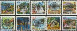 Guinea, Republic 1967 Lions Club 10v, Mint NH, Nature - Various - Water, Dams & Falls - Lions Club - Tourism - Rotary, Lions Club