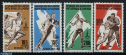 Cameroon 1980 Olympic Games Lake Placid 4v, Mint NH, Sport - Athletics - Olympic Games - Olympic Winter Games - Skating - Atletiek