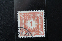 1922 Mi P103 1 Kr Timbre Taxe / Postage Due OBLITERE - Strafport