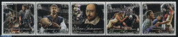 Pitcairn Islands 2016 William Shakespeare 4v+tab [::T::], Mint NH, Nature - Performance Art - Animals (others & Mixed).. - Théâtre