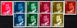 SPAIN 1976-83 Definitive: King Juan Carlos I. Regular And PHOSPHOR. Complete, MNH - Royalties, Royals