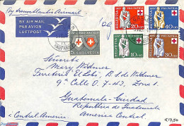 Switzerland 1957 Airmail From St. Gallen , Postal History - Briefe U. Dokumente