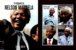 Togo 2014 Nelson Mandela 4v M/s, Mint NH, History - Nobel Prize Winners - Politicians - Nelson Mandela - Nobel Prize Laureates