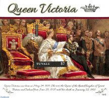 Tuvalu 2019 Queen Victoria S/s, Mint NH, History - Kings & Queens (Royalty) - Case Reali