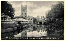 42715137 Oxford Oxfordshire Botanical Gardens And Magdalen College Oxford - Sonstige & Ohne Zuordnung