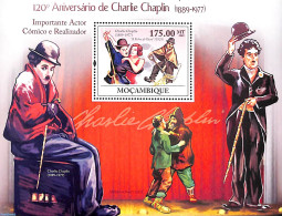 Mozambique 2009 Charlie Chaplin S/s, Mint NH, Performance Art - Movie Stars - Acteurs