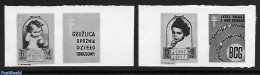 Poland 1948 Blackprint Imperforated., Mint NH, Health - Anti Tuberculosis - Unused Stamps