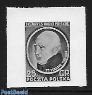 Poland 1951 Blackprint Imperforated., Mint NH, Science - Nuovi