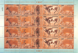 Cambodia 1996 Year Of The Ox M/s, Mint NH, Nature - Various - Cattle - New Year - New Year