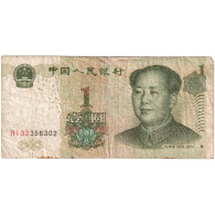 Chine, 1 Yüan, 1999, KM:895b, TB - China