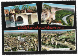 Villefranche De Rouergue - Pont - Vue Aérienne - N° 1526  # 2-23/7 - Villefranche De Rouergue