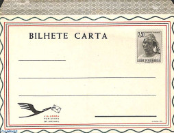 Portugese Guinea 1953 Aerogramme 2.50, Unused Postal Stationary - Portugiesisch-Guinea