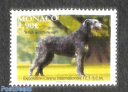 Monaco 2020 Dog Show 1v, Mint NH, Nature - Dogs - Ungebraucht