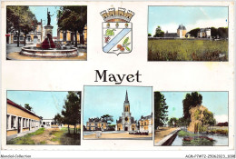 ACMP7-72-0615 - MAYET - La Fontaine - Château Du Fort Des Salles - Colonie De Vacances - Place De L'église  - Mayet