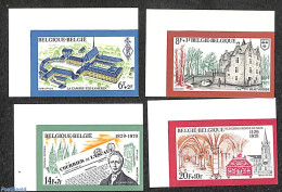 Belgium 1979 Culture 4v, Mint NH, History - Religion - Newspapers & Journalism - Cloisters & Abbeys - Art - Castles & .. - Nuovi