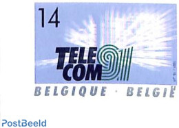 Belgium 1991 Telecom 1v, Imperforated, Mint NH, Science - Telecommunication - Ongebruikt