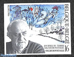 Belgium 1996 Stamp Day 1v, Imperforated, With Number, Mint NH, Stamp Day - Art - Modern Art (1850-present) - Paintings - Ungebraucht