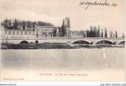 ACMP5-72-0404 - LA FLECHE - Le Pont Et Le Château Des Carmes  - La Fleche