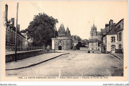 ACMP5-72-0393 - LA FERTE BERNARD - Place Saint-julien - Hôpital Et Porte De Ville  - La Ferte Bernard