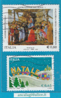 USATI ITALIA 2010 - Ref.1178 "NATALE" Serie Di 2 Val. - - 2001-10: Usati
