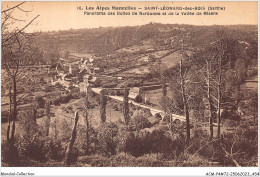 ACMP4-72-0291 - Alpes Mancelles - SAINT-LEONARD-DES-BOIS - Panorama Des Buttes De Narbonne Et De La Vallée De Misère  - Saint Leonard Des Bois