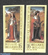 Belgium 1996 History 2v, Imperforated, Mint NH, History - History - Kings & Queens (Royalty) - Unused Stamps