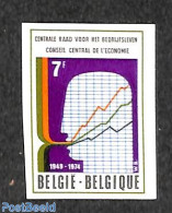 Belgium 1974 Central Economic Council 1v, Imperforated, Mint NH, Science - Statistics - Ungebraucht