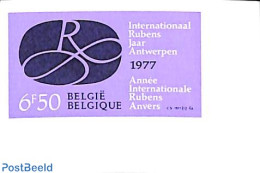 Belgium 1977 Int. Rubens Year 1v, Imperforated, Mint NH, Art - Rubens - Ongebruikt