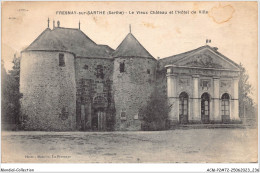 ACMP2-72-0119 - FRESNAY-SUR-SARTHE - Le Vieux Château Et L'hôtel De Ville - La Fresnaye Sur Chédouet