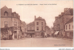 ACMP2-72-0103 - FRESNAY-SUR-SARTHE - Place Thiers Et Rue Bailleul - La Fresnaye Sur Chédouet