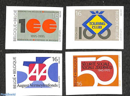 Belgium 1995 Jubilees 4v, Imperforated, Mint NH, Transport - Automobiles - Nuevos