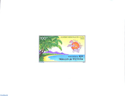 Wallis & Futuna 1983 World Postal Day 1v, Epreuve De Luxe, Mint NH, Nature - Trees & Forests - U.P.U. - Rotary, Lions Club