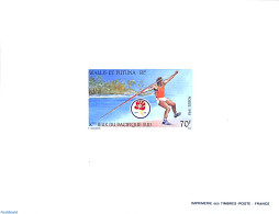 Wallis & Futuna 1995 South Pacific Games 1v, Epreuve De Luxe, Mint NH, Sport - Athletics - Sport (other And Mixed) - Atletiek