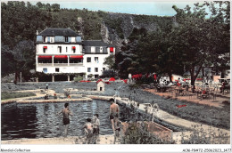 ACMP9-72-0805 - Les Alpes Mancelles - SAINT-LEONARD-DES-BOIS - Hôtel Du Touring - La Piscine - Saint Leonard Des Bois