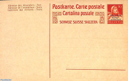 Switzerland 1918 Postcard Industrielle Kriegs-wirtschaft, Unused Postal Stationary - Storia Postale