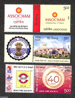 India 2019 My Stamp 3v (with Tabs), Mint NH - Nuevos