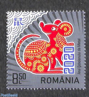 Romania 2020 Year Of The Rat 1v, Mint NH, Various - New Year - Ongebruikt