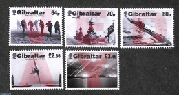 Gibraltar 2020 VE-Day 5v, Mint NH, History - Transport - World War II - Aircraft & Aviation - Ships And Boats - WW2