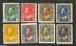 Canada 1911 Definitives, George V 8v, Unused (hinged) - Ungebraucht