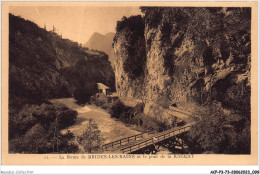 ACPP3-73-0236 - La Route De BRIDES-LES-BAINS Et Le Pont De La RAGEAT - Brides Les Bains