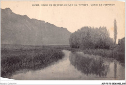 ACPP3-73-0204 - Route Du BOURGET-DU-LAC  - Au Viviers - Canal De Terrenue - Le Bourget Du Lac