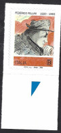 Italia 2020; Federico Fellini Nel Centenario Della Nascita; Francobollo Di Bordo Inferiore. - 2011-20: Mint/hinged