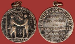 ** MEDAILLE  LES  PARRAINS  De  REUILLY  1915  - 16 ** - 1914-18