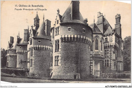 ACTP10-72-0928 - BONNETABLE - Château - Façade Principale Et Chapelle - Bonnetable