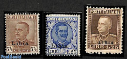 Italian Lybia 1928 Definitives 3v, Unused (hinged) - Libyen