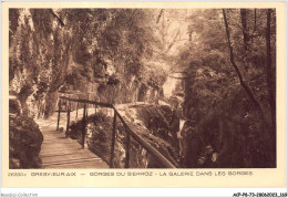 ACPP8-73-0744 - GRESY-SUR-AIX - Gorges Du Sierroz -  La Galerie Dans Les Gorges - Gresy Sur Aix